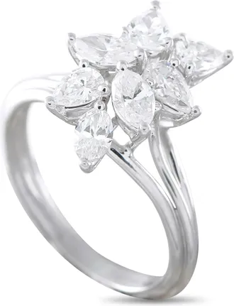 Luxury Bazaar Platinum 2.40ct Diamond Cocktail Ring MF06-062926