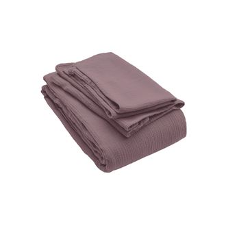 Schubiger M&ouml;bel Bettw&auml;sche Jula Aubergine