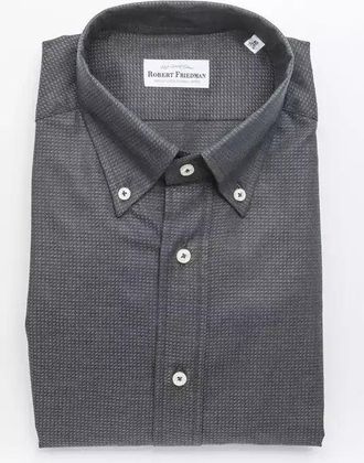Robert Friedman Robert Friedman Cotton Men Mens Shirt