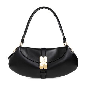 Ganni Shoulder Bags, female, Black, Size: ONE SIZE B-Kat Shoulder Bag