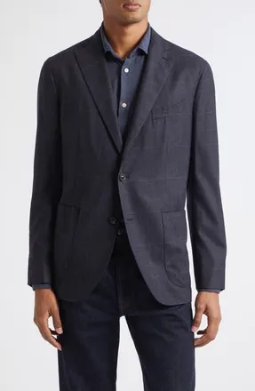 Boglioli Wool Double Cloth Sport Coat in Navy at Nordstrom, Size 46