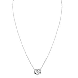Pandora Infinity Heart Sterling Silver Necklace