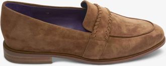 Vaneli Womens Abbra Suede Loafers In Cuoio Suede