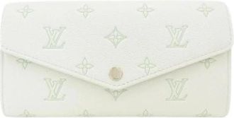 Louis Vuitton Pre-owned Long wallet (bi-fold) - Dames - Vintage Accessoires - Wit - ONE Size - Leer - Vintage