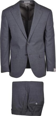 Corneliani Grey Cupro Men Suit