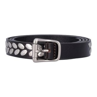 Christophe Lemaire Belts, male, Brown, Size: 100 CM Almond Stud Belt 20