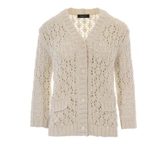 Fabiana Filippi Cardigans - female - Fabiana Filippi - Cardigans - Beige - S - Knitwear
