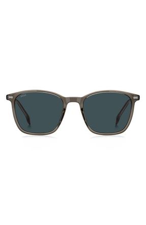 BOSS 53mm Sunglasses in Brown/Grey at Nordstrom