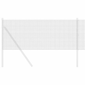 Berkfield Home Modern Welded Wire Fence Grey 0.5x100 m Steel