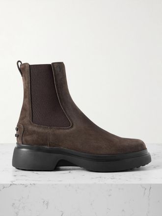 ショートブーツ・ブーティ Tod'S Stivaletto Scamosciato Tod's Outlet: Stivaletto in camoscio - Moro | Stivaletti