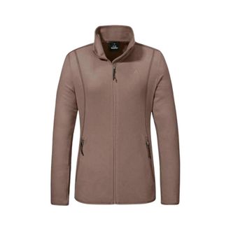 Sch&ouml;ffel Fleecejack - Dames - Sport - Bruin - Maat: L Fleece
