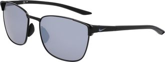 Nike Silver Flash Square Mens Sunglasses NIKE METAL FUSION FV2377 010 55