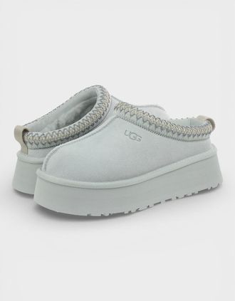 UGG Womens Tazz Platform Goose Slippers Wmns - Grey - Size: 6