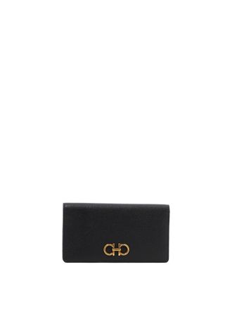 Ferragamo Gancini Wallets & Card Holders Nero-Donna