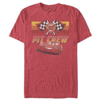 Cars Mens Cars Pit Crew Team Graphic T-Shirt in Red Heather at Nordstrom, Size Xx-Large