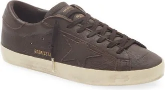 Golden Goose Super-Star Low Top Sneaker in Dark Brown at Nordstrom, Size 43