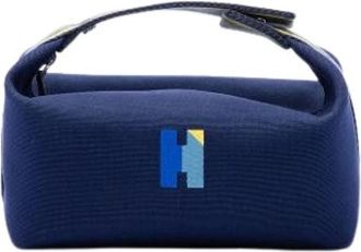 Herm&egrave;s Pre-owned Bride-A-Brac - Dames - Vintage Mini Tas - Blauw - ONE Size - Leer - Vintage