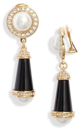 Kenneth Jay Lane Resin Pendant Drop Earrings in Polished Gold at Nordstrom