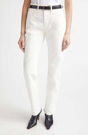 Nili Lotan Briana Jeans in Cream at Nordstrom, Size 25