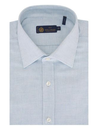 Paul & Shark button-up shirt - men - Cotton/Cashmere - 50 - Blue