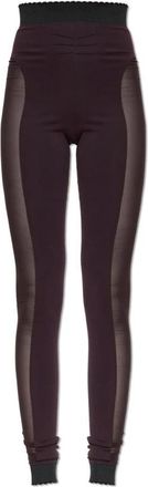 The Attico Logo Leggings - Dames - Leggings - Rood - S - Broeken
