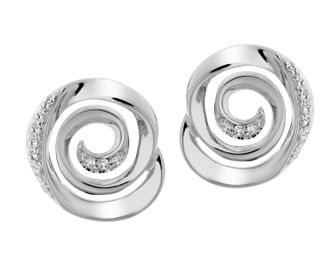 Orphelia Cora Dames 925 Sterling Zilveren Stud Oorbellen - Zilver ZO-7087