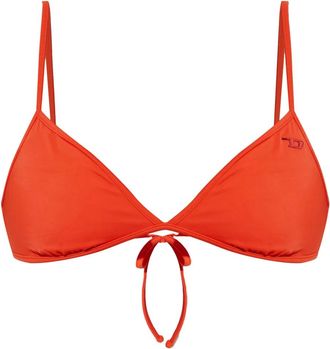 Diesel Cloudy bikini top - women - Polyamide/Elastane - S - Orange