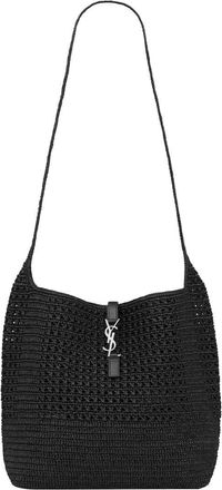 Saint Laurent Black Le 5 A 7 Medium Tote