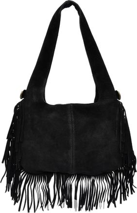 Isabella Rhea Zwart Rundleer Tas