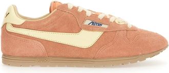 Autry Windspin Low - Dames - Sneakers - Roze - 39 EU - Leer - Schoenen