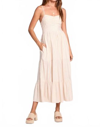Saltwater Luxe Camrie Midi Dress In Sand