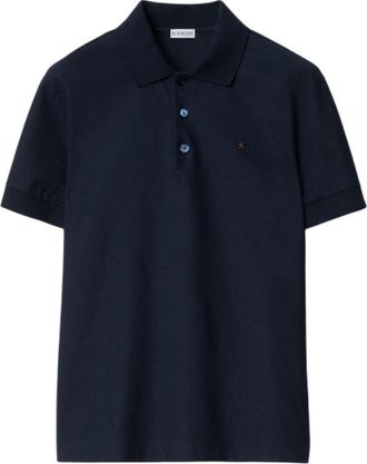 Burberry 25 Metal EKD Cotton Polo Shirt Navy 81161821