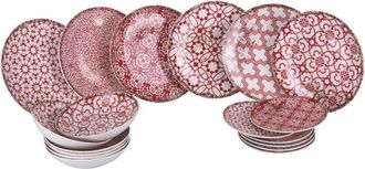 Villa D'Este Home Tivoli servizio piatti villa deste kasbah in porcellana, 18 pezzi