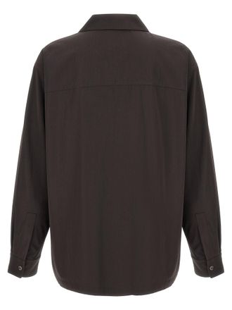 Christophe Lemaire Wool Gabardine Overshirt - Brown