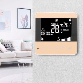 OEM Hy08ac-3 Termostato Lcd Inteligente Con Pantalla T&aacute;ctil Para Aire Acondicionado Central, Modelo Wifi, Termostato Inteligente Para Aire Acondicionado -