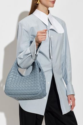 Bottega Veneta Campana Small Bag, Womens, Blue