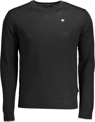Napapijri Long Sleeve Sweater - unisex - Sweatshirts - Zwart - M - Hoodies & sweatvesten