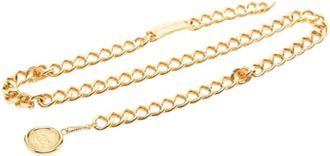 Chanel Pre-owned Belts, female, Yellow, Size: ONE SIZE Pre-owned Chain Belt
