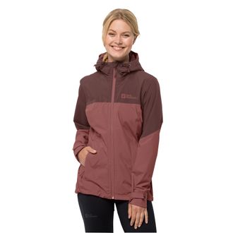 Jack Wolfskin WEILTAL 2L JKT W mit Kapuze Wasserdicht, atmungsaktiv, &Uuml;bergangsjacke