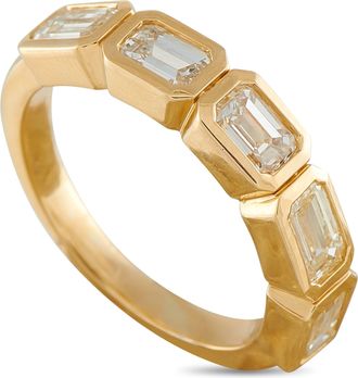 Luxury Bazaar 18K Yellow Gold 2.25ct Diamond Ring ALW-19643Y