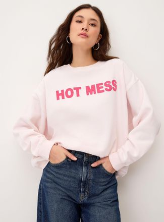 Twik Womens Hot Mess loose sweatshirt