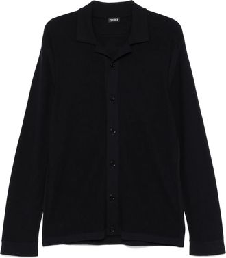 Ermenegildo Zegna Camicia in lana - Blu