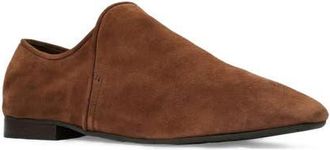 Aquatalia Revy Loafer in Brown Suede at Nordstrom, Size 10.5