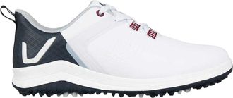 Slazenger Dames/Dames V-serie leren golfschoenen met spikes (Wit, Marine)