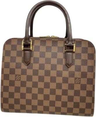 Louis Vuitton Pre-owned Handbags, female, Brown, Size: ONE SIZE Pre-owned Triana Handbag