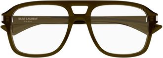 Saint Laurent Navigator Optisch Montuur - Dames - Brillen - Zwart - ONE Size - Accessoires