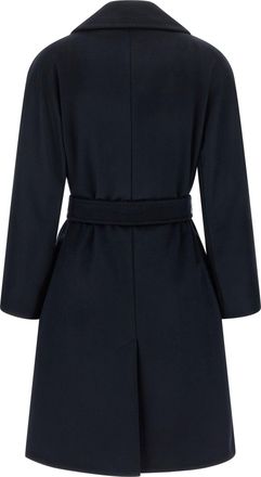 Max Mara Pedale Coat - Navy