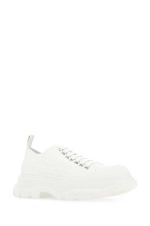 Alexander McQueen Stringate Sneaker - White