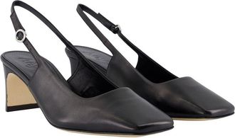 Aeyde Womens Liza Pumps Black Calfskin