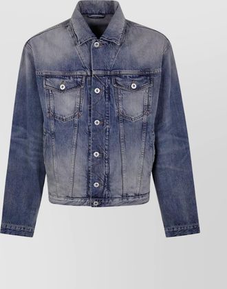 Kenzo embroidered detail blazer chest pockets